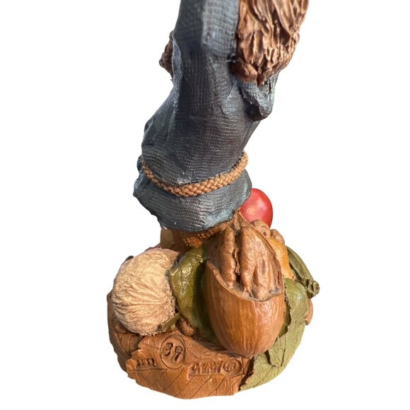 Vintage 3 Tom Clark Gnome Figurines Ross Pepper Luigi 1991 Pecan Resin Estate - Picture 4 of 13